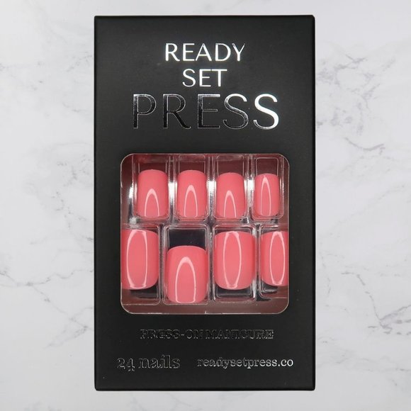 Ready Set Press Other - Short Square Light Pink